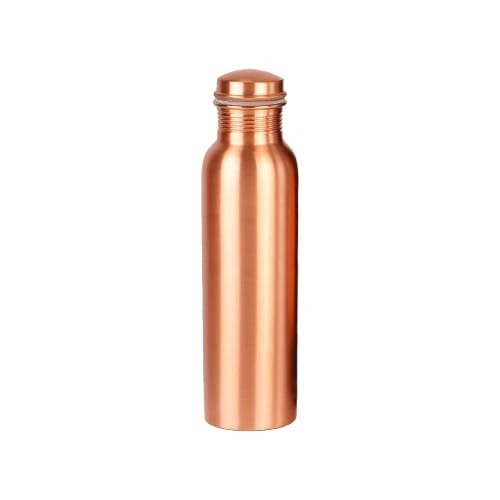Медная бутылка для воды Dr. Brass (TY-M02) 900 мл. от производителя Mahavir Impex купить в интернет-магазине «Зеленщик».