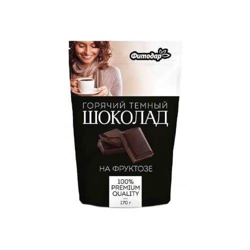 Фитодар Горячий шоколад растворимый тёмный на фруктозе от производителя ЗАО «Еремеевское» купить в интернет-магазине «Зеленщик».
