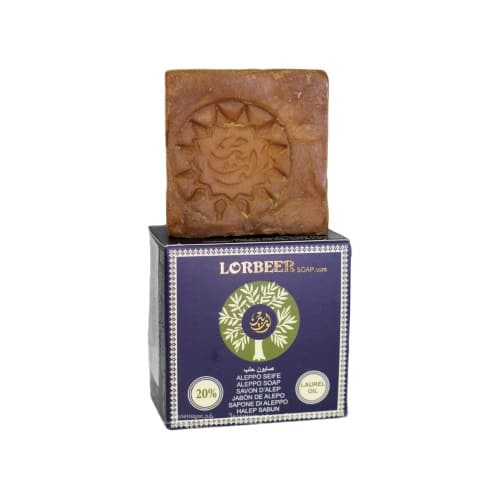 Алеппское мыло «Lorbeer» с лавровым маслом 20%, 175 гр. от производителя LORBEER Co. купить в интернет-магазине «Зеленщик».