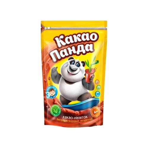 Какао-Панда какао-напиток быстрорастворимый, пакет от производителя ЗАО «Еремеевское» купить в интернет-магазине «Зеленщик».