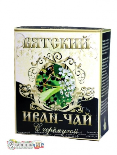 Вятский иван-чай «Черёмуха», пачка 100 гр. от производителя ПО «Русь» купить в интернет-магазине «Зеленщик».