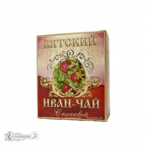 Вятский иван-чай «Клюква», пачка 100 гр. от производителя ПО «Русь» купить в интернет-магазине «Зеленщик».