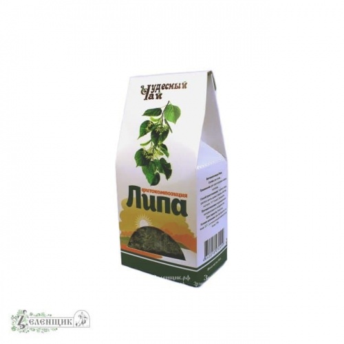 Чудесный чай, фитокомпозиция «Липа», 50 гр. от производителя ООО «Стевия» купить в интернет-магазине «Зеленщик».