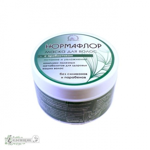 Маска-пробиотик для волос «Нормафлор», 250 мл от производителя ООО ИПК «Абис» купить в интернет-магазине «Зеленщик».