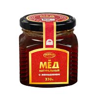 Мёд натуральный с экстрактом женьшеня 330 гр. от  в интернет-магазине «Зеленщик»