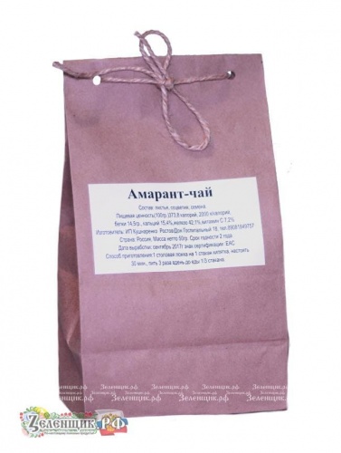 Амарант-чай, 50 гр. от производителя ИП Кушнаренко купить в интернет-магазине «Зеленщик».