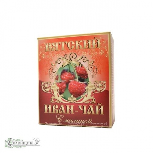 Вятский иван-чай «Малина», пачка 100 гр. от производителя ПО «Русь» купить в интернет-магазине «Зеленщик».