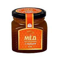 Мёд алтайский с пыльцой, 330 гр от ООО «Алтайская компания «Медовый край» в интернет-магазине «Зеленщик»
