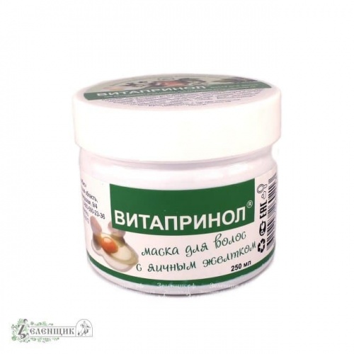 Маска для волос с мёдом и желтком «Витапринол», 250 мл от производителя ООО ИПК «Абис» купить в интернет-магазине «Зеленщик».