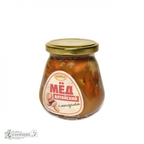 Мёд алтайский с миндалём, 330 гр от производителя ООО «Алтайская компания «Медовый край» купить в интернет-магазине «Зеленщик».