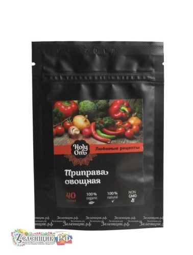 Приправа овощная, классическая «Holy Om», 40 гр. от производителя ИП Макарова В.С. купить в интернет-магазине «Зеленщик».