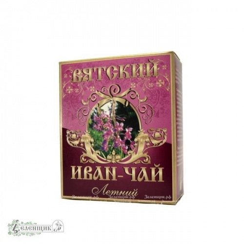Вятский иван-чай «Летний», пачка 100 гр. от производителя ПО «Русь» купить в интернет-магазине «Зеленщик».